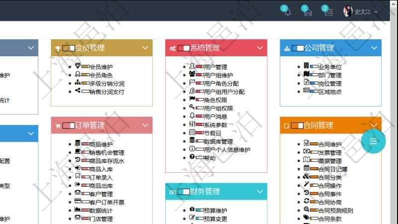 項目管理軟件通過html頁面組織和管理在線系統使用幫助,系統運維人員可通過幫助系統實時更新發布版本和使用說明書給用戶提供支持。同時用戶可通過進度條獲得功能模塊成熟度與使用等級等信息。