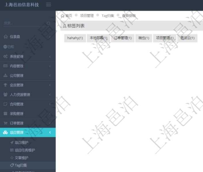 項目管理軟件項目管理系統中通過用戶自定義標簽為任務分類、統計和索引。標簽列表頁面按照標簽標記的任務數量從大到小排序標簽,使得最重要的標簽排在前面,幫助用戶動態發現重要的任務及標簽關鍵字。